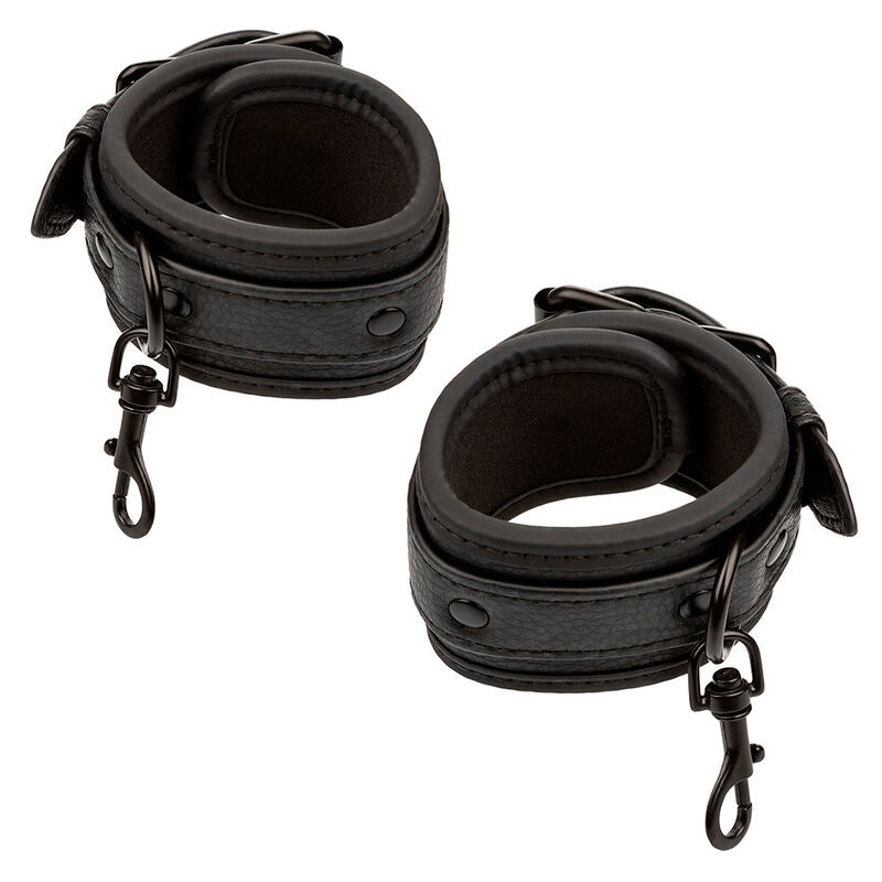 Nocturnal Bed Restraints Leather Adjustable Black | Niks.fi verkkokauppa