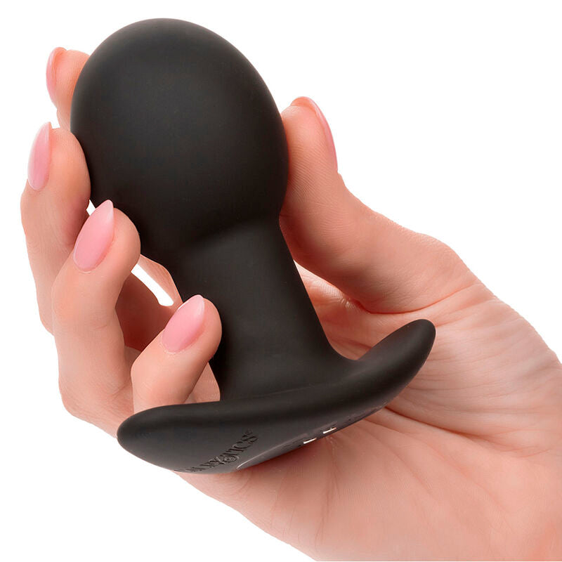 Rock Bottom Anal Plug 10 Vibrations Silicone Black | Niks.fi verkkokauppa