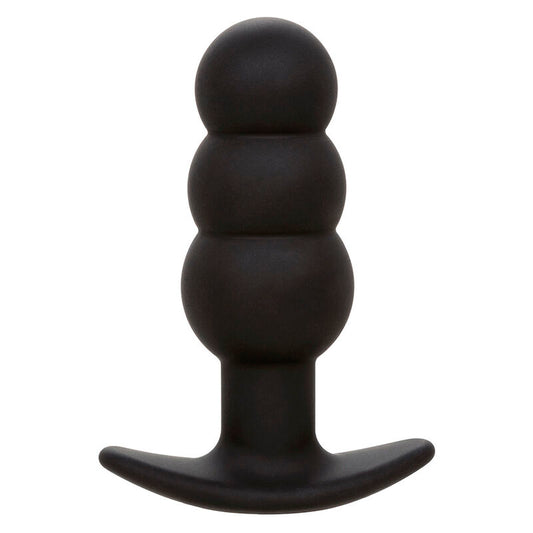 Rock Bottom Beaded Anal Plug 10 Vibrations Silicone Black | Niks.fi verkkokauppa