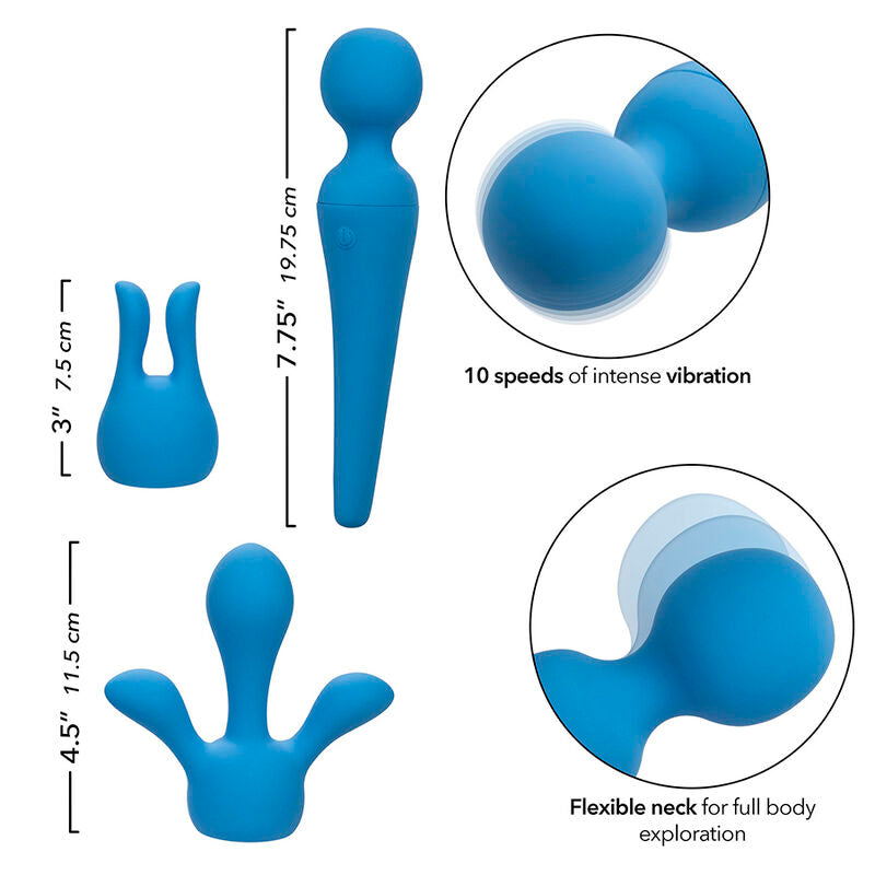 Couture Kit Vibrator Wand 10 Vibrations Blue | Niks.fi verkkokauppa