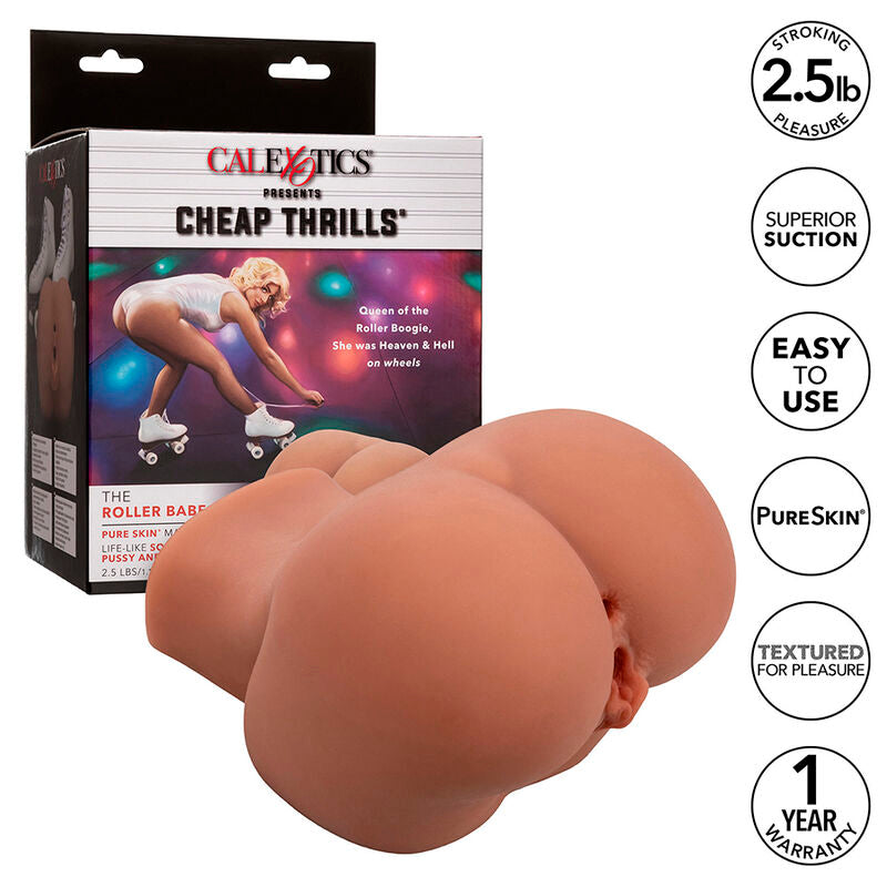 The Roller Babe Double Realistic Masturbator Flesh | Niks.fi verkkokauppa