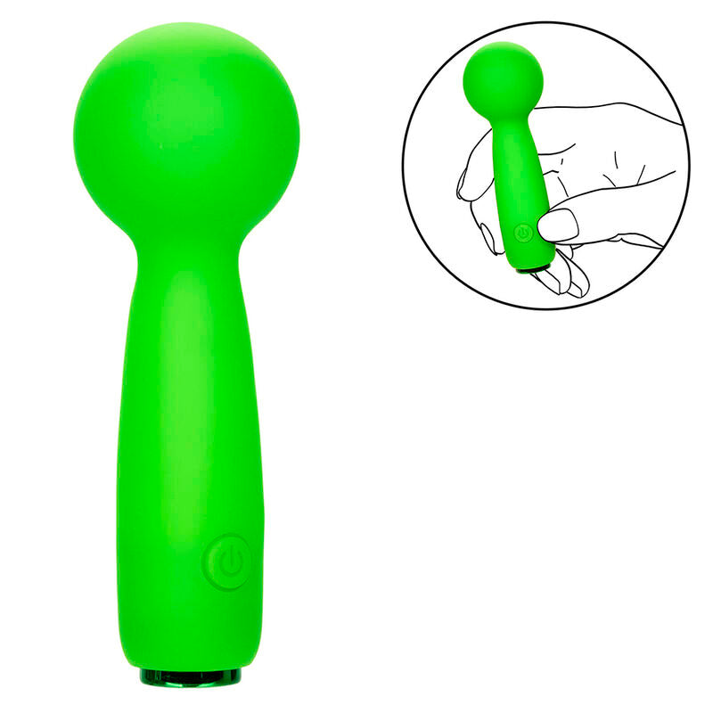 Neon Vibes The Bubbly Vibe Mini Massager 10 Vibrations Green | Niks.fi verkkokauppa