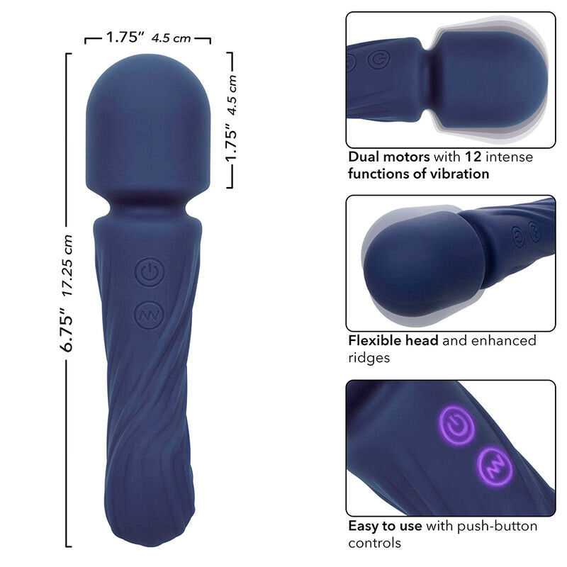 Charisma Allure Massager Dual Motors 12 Functions 17.25 Cm X 4.5 Cm Purple | Niks.fi verkkokauppa