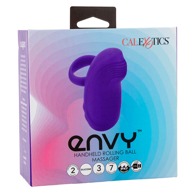 Envy Handheld Rolling Ball Massager 7 Vibrations Purple | Niks.fi verkkokauppa