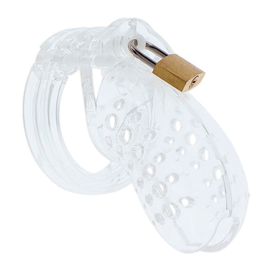 Extreme Chastity Cock Cage Acrylic Adjustable Clear | Niks.fi verkkokauppa
