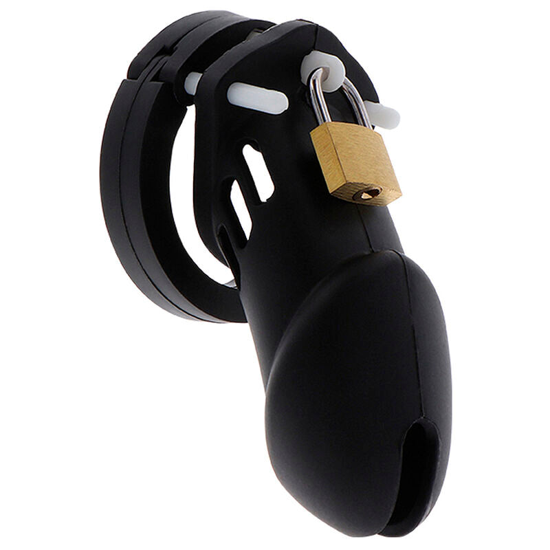 Extreme Chastity Cock Cage Silicone Size L Black | Niks.fi verkkokauppa
