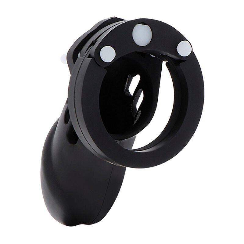 Extreme Chastity Cock Cage Silicone Size L Black | Niks.fi verkkokauppa