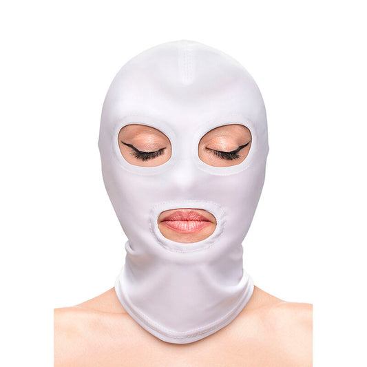 Fetish & Fashion Eyes And Mouth Hood Nylon White | Niks.fi verkkokauppa