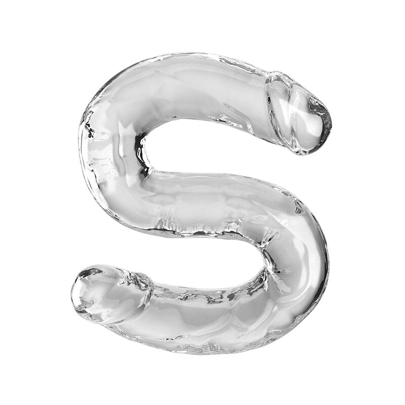 King Cockdouble Trouble Double Dildo 46 Cm Clear | Niks.fi verkkokauppa