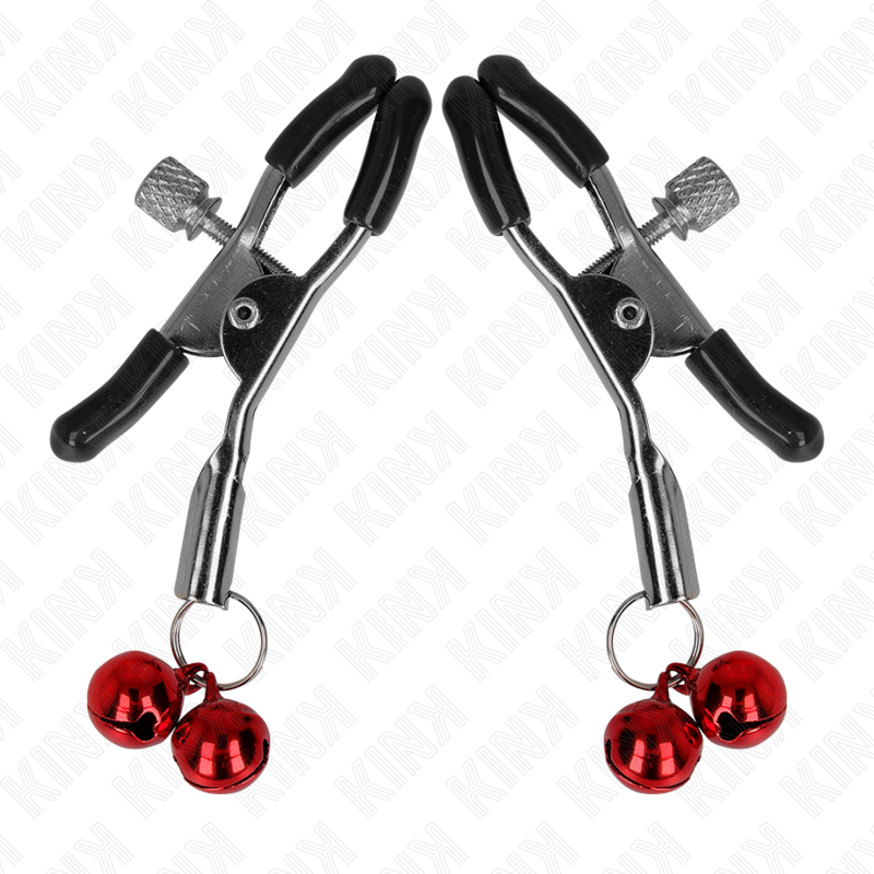 Kinkdouble Bell Nipple Clamp Red 6 Cm | Niks.fi verkkokauppa