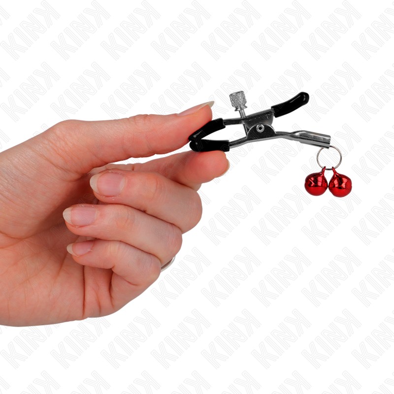 Kinkdouble Bell Nipple Clamp Red 6 Cm | Niks.fi verkkokauppa