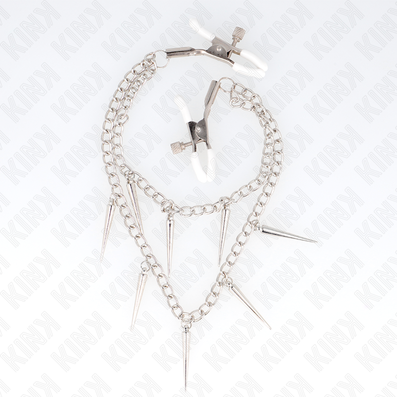 Kinknipple Clamps With Spikes Chains 30 Cm | Niks.fi verkkokauppa