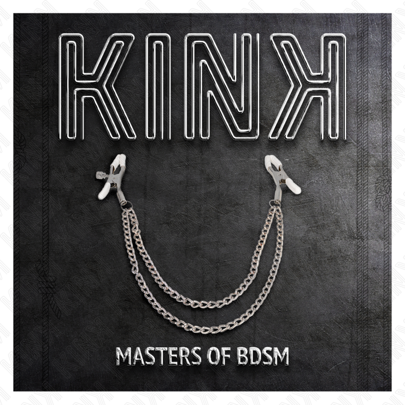 Kinknipple Clamps With 2 Thin Chains Silver 20/23 Cm | Niks.fi verkkokauppa