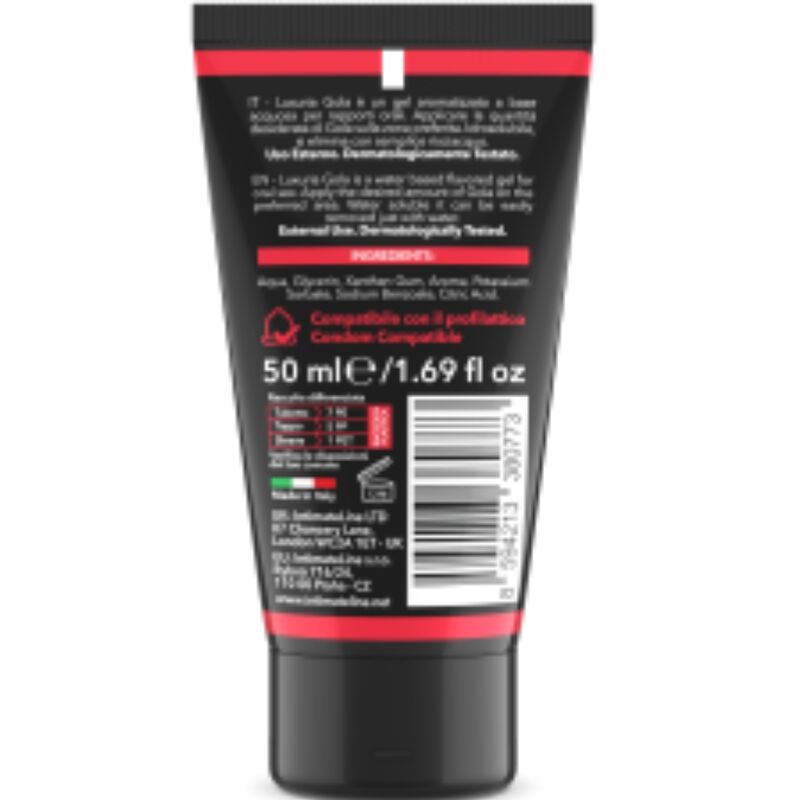 Intimateline Luxuriaoral Sex Gel Strawberry Flavor 50 Ml | Niks.fi verkkokauppa