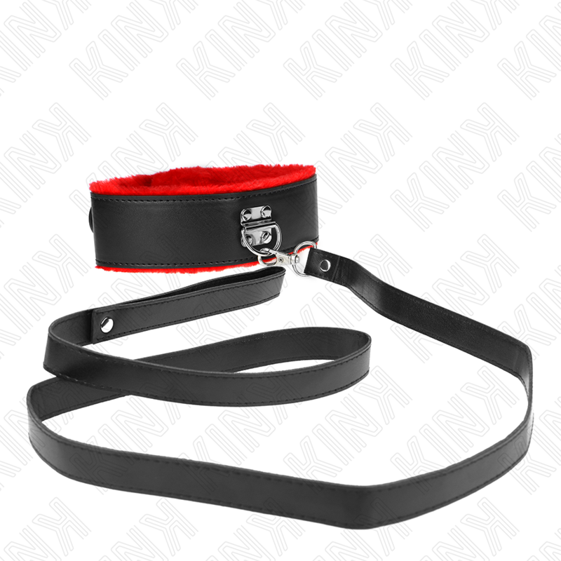 Kinknecklace With Belt 116 Cm With Red Leather Strap Adjustable 40-48 Cm X 6 Cm | Niks.fi verkkokauppa