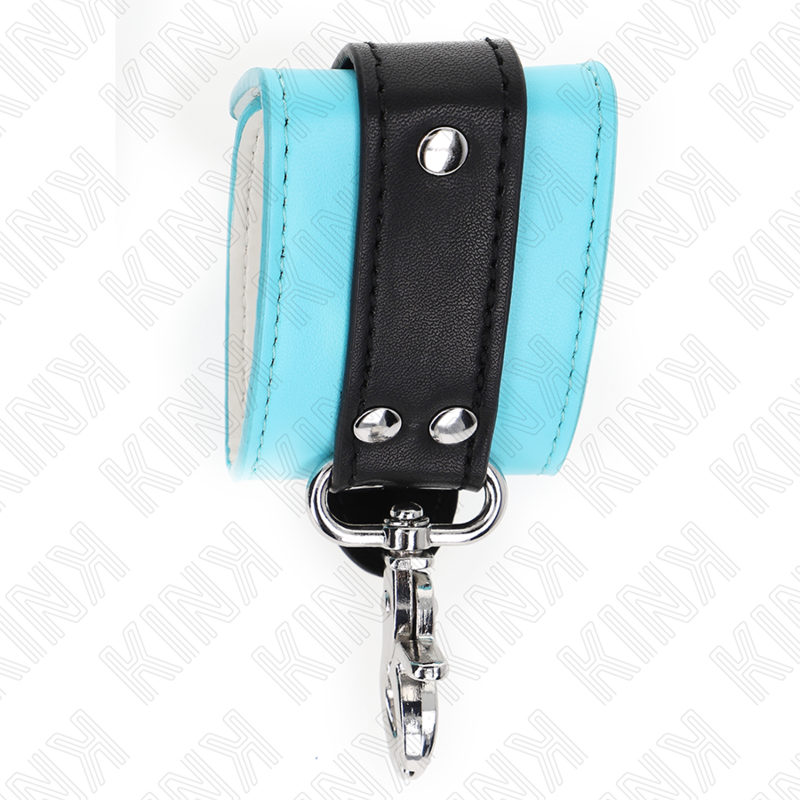 Kinkpremium Lockable Wrist Restraints Black / Blue Adjustable 21-28 Cm X 5.5 Cm | Niks.fi verkkokauppa