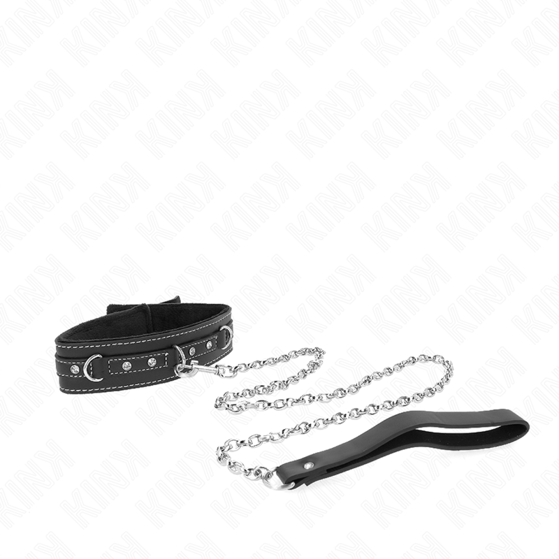 Kinkpvc Leather Necklace With Belt 105 Cm Rhinestone Rivet 41.5 X 4 Cm | Niks.fi verkkokauppa