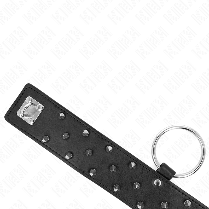 Kinknecklace With Leash 65 Cm With Silver Studs Model 5 Adjustable 36-43 Cm X 5 Cm | Niks.fi verkkokauppa