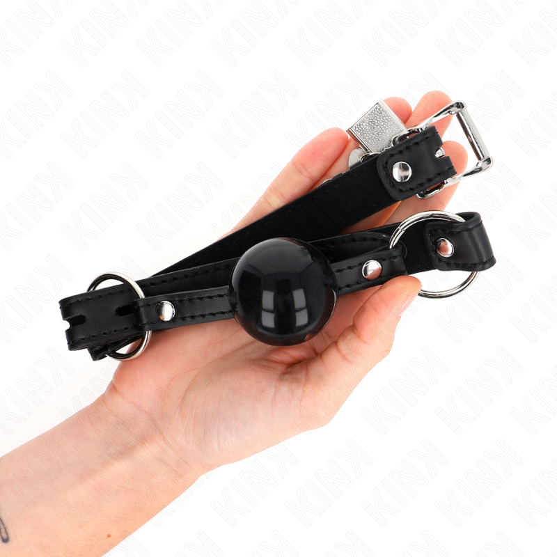 Kinktpe Ball 4 Cm Gag With Black Lock 60 X 2 Cm | Niks.fi verkkokauppa