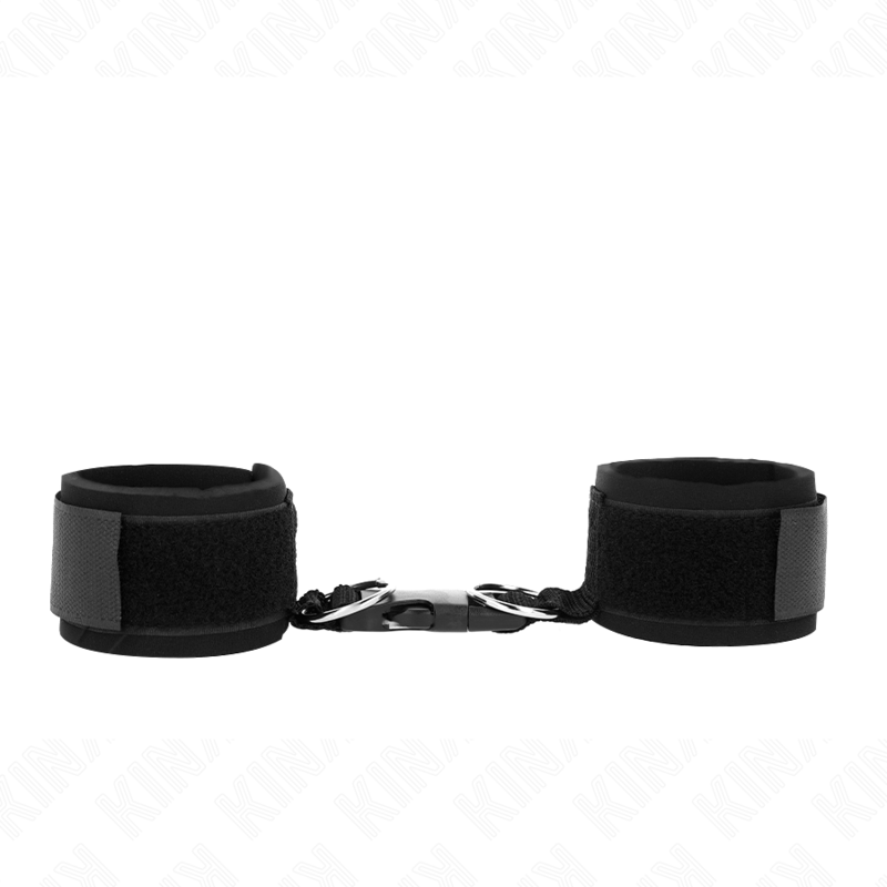Kinkneoprene Hook&Loop Fastener Wrist Restraints Black Adjustable 22-34 Cm | Niks.fi verkkokauppa