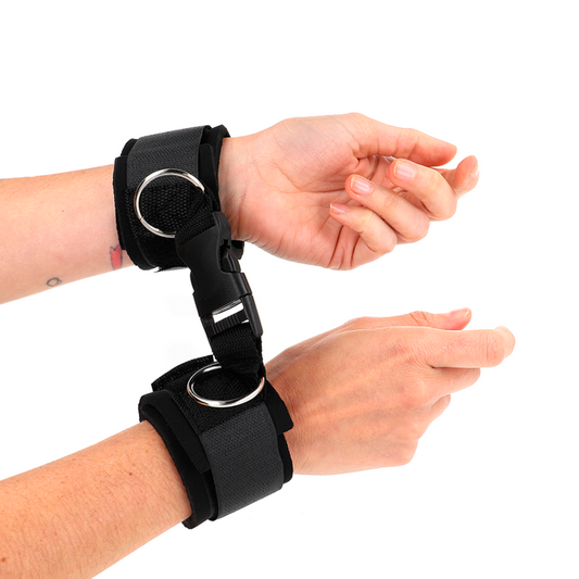 Kinkneoprene Hook&Loop Fastener Wrist Restraints Black Adjustable 22-34 Cm | Niks.fi verkkokauppa