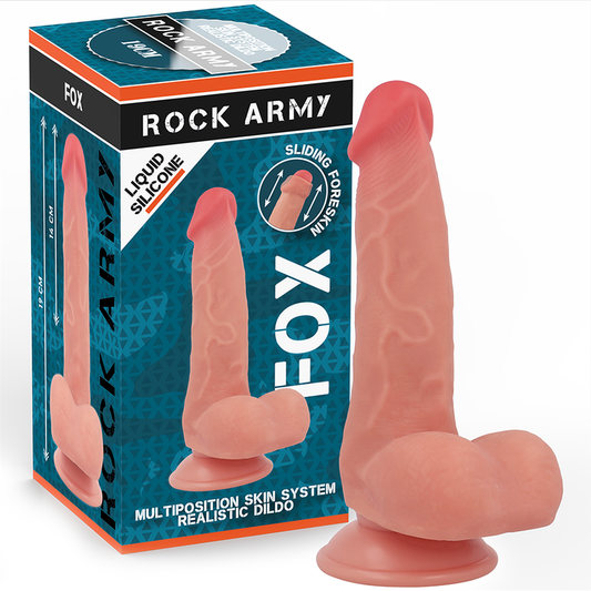 Rockarmyliquid Silicone Fox 19 Cm -O3.2 Cm | Niks.fi verkkokauppa