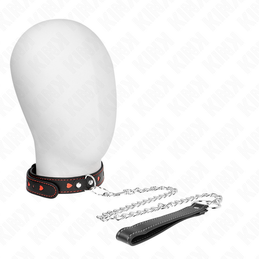 Kinknecklace With Strap 65 Cm Heart Details 52.5 X 2.5 Cm | Niks.fi verkkokauppa