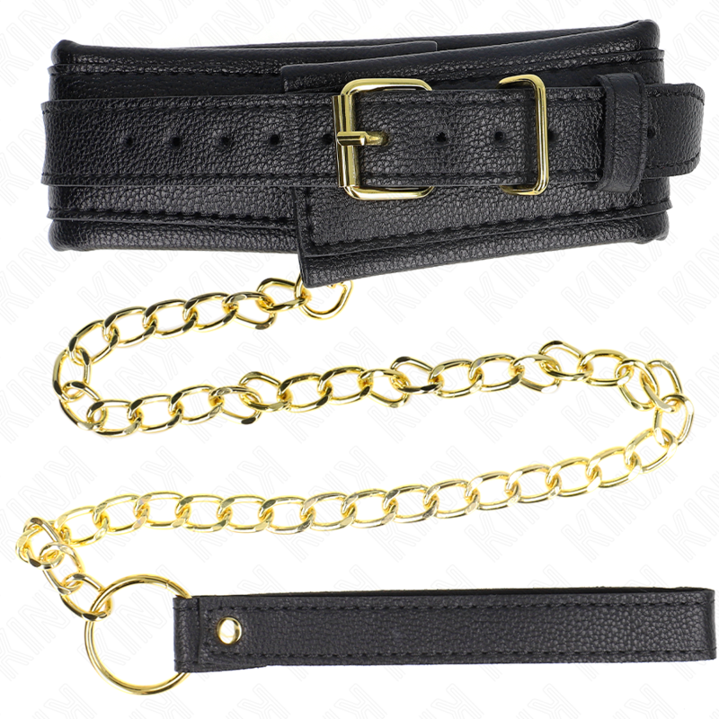 Kinknecklace With Sponge Imitation Leather Strap Model 1 Adjustable 37-54 Cm X 3 Cm | Niks.fi verkkokauppa