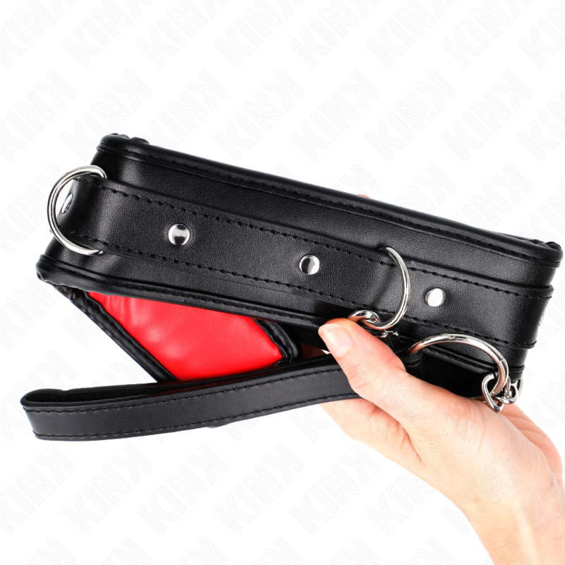 Kinknecklace With Sponge Imitation Leather Strap Model 3 Adjustable 37-54 Cm X 3 Cm | Niks.fi verkkokauppa