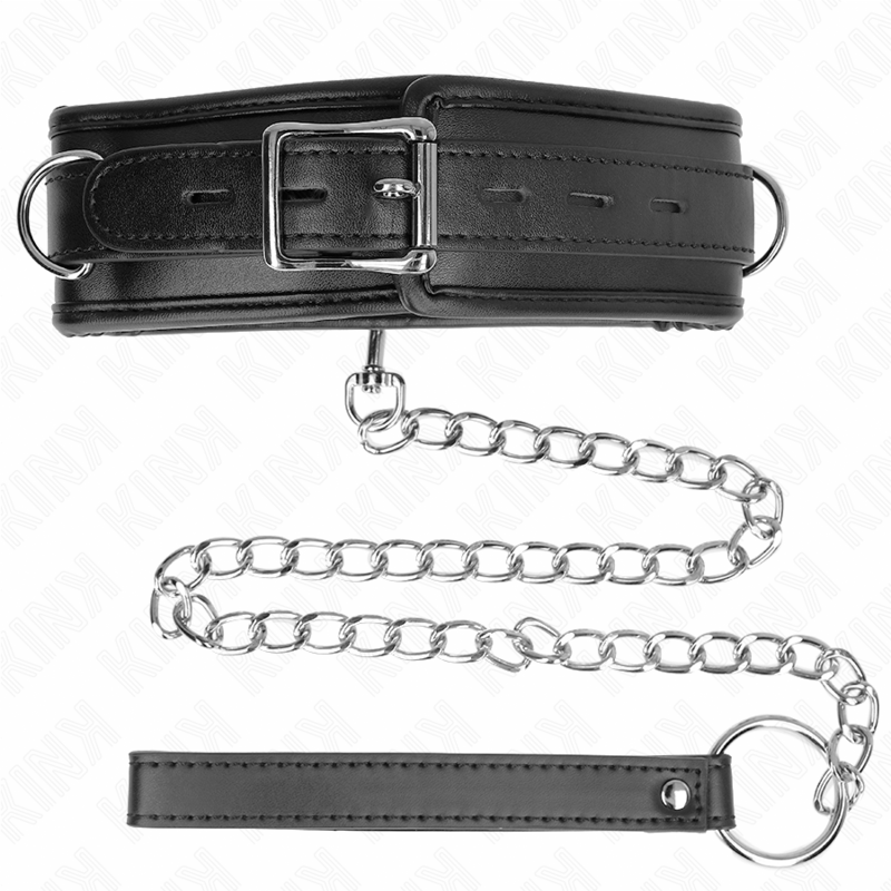 Kinknecklace With Sponge Imitation Leather Strap Model 3 Adjustable 37-54 Cm X 3 Cm | Niks.fi verkkokauppa