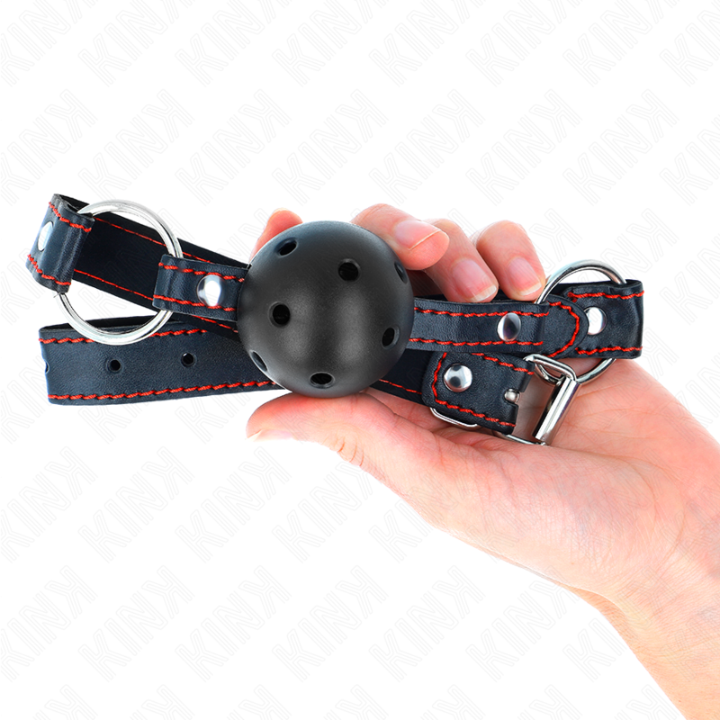 Kinkhollow Hard Black Ball Gag Model 2 65 X 2.5 Cm | Niks.fi verkkokauppa