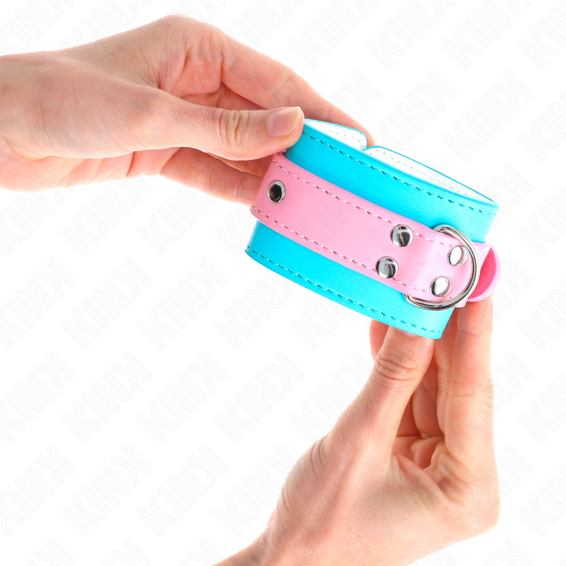 Kinkcute Wrist Restraints Blue / Pink Adjustable 16-28 Cm X 5 Cm | Niks.fi verkkokauppa