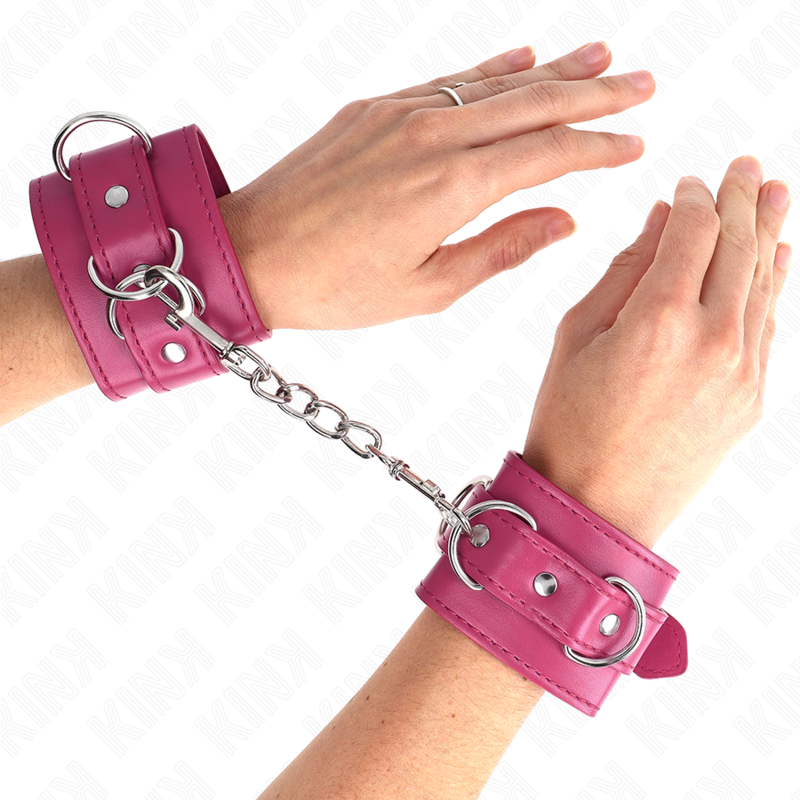 Kink3 D-Ring Wrist Restraints Adjustable Pink 17.5-25 Cm X 6 Cm | Niks.fi verkkokauppa