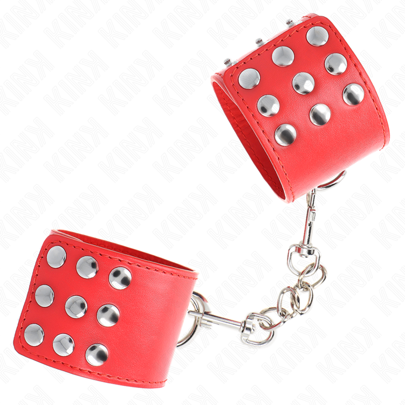 Kinkwrist Restraints With Snap Fasten Red Adjustable 19-24 Cm X 5.5 Cm | Niks.fi verkkokauppa