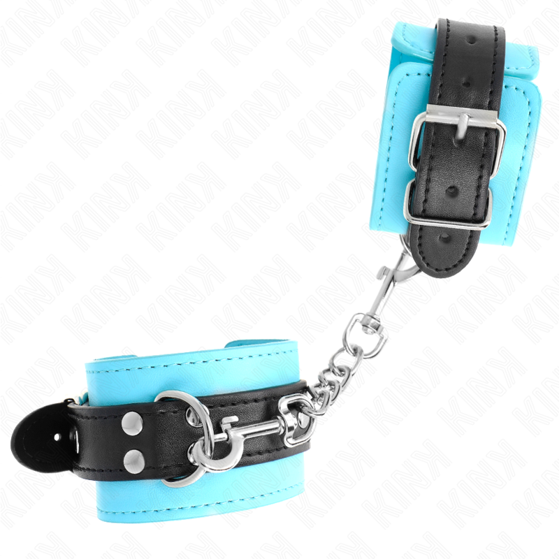 Kinkhook Wrist Restraints Blue Fur Lined Adjustable 20-28 Cm X 5.5 Cm | Niks.fi verkkokauppa