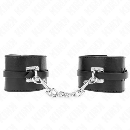 Kinkdeluxe Locking Wrist Restraints Black Adjustable 14.5-21 Cm X 6 Cm | Niks.fi verkkokauppa