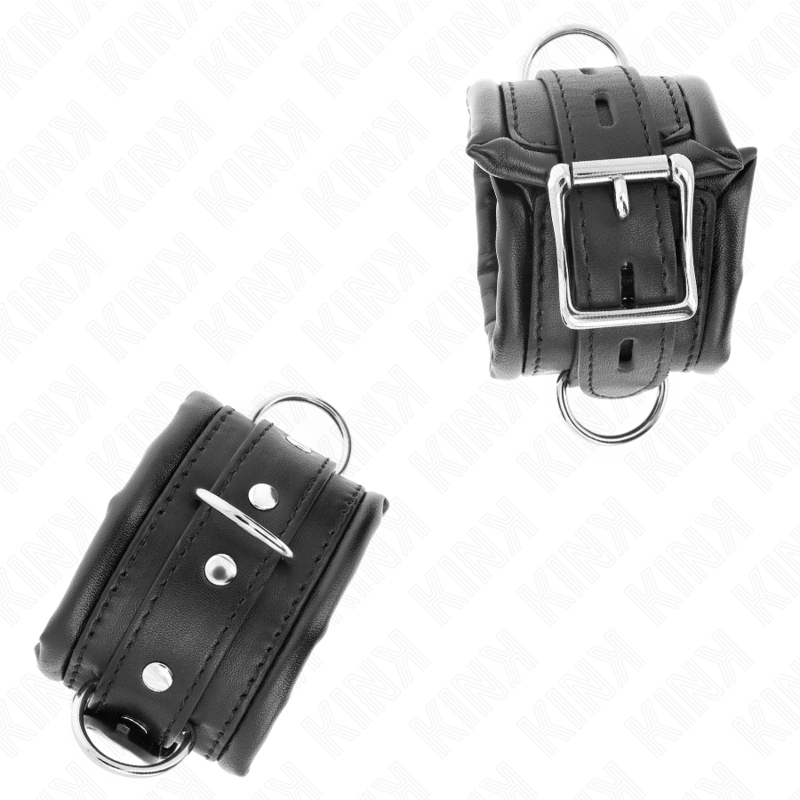 Kinkheavy Wrist Restraints With Black Fur Lined Adjustable 20-30 Cm X 6 Cm | Niks.fi verkkokauppa