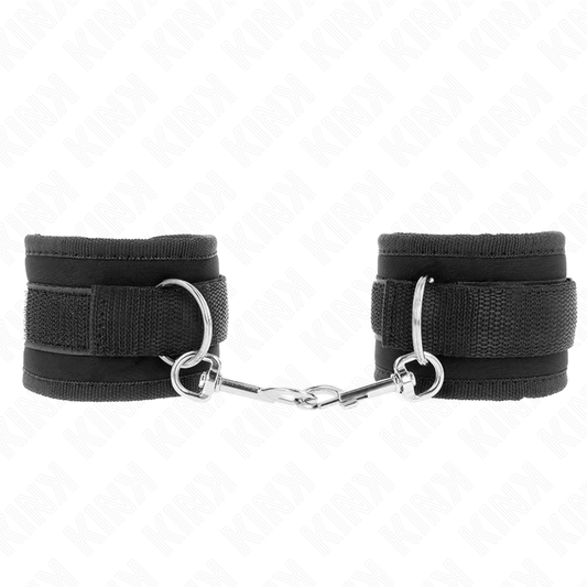 Kinknylon Bind Hook&Loop Wrist Restraints Black Model 2 Adjustable 18-35 Cm X 6 Cm | Niks.fi verkkokauppa