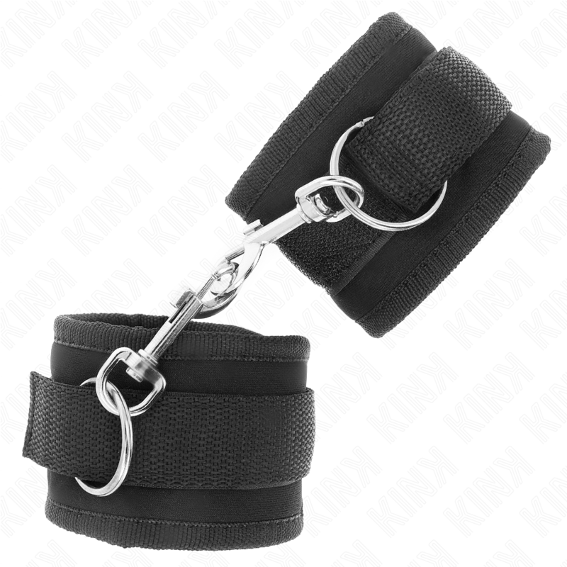 Kinknylon Bind Hook&Loop Wrist Restraints Black Model 2 Adjustable 18-35 Cm X 6 Cm | Niks.fi verkkokauppa