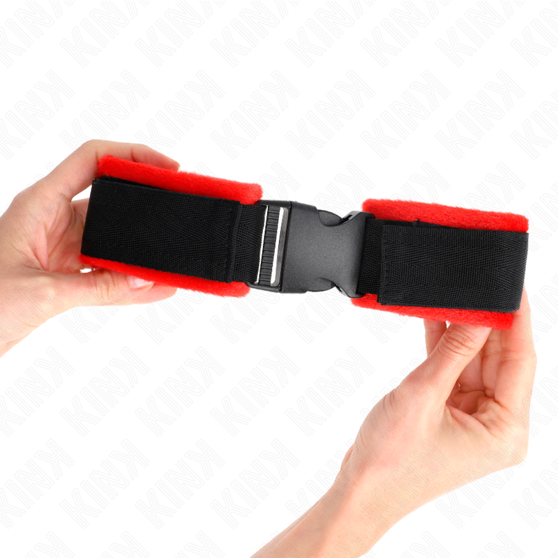 Kinknylon Bind Hook&Loop Wrist Restraints Black Model 1 Ajdustable 25-35 Cm X 6 Cm | Niks.fi verkkokauppa