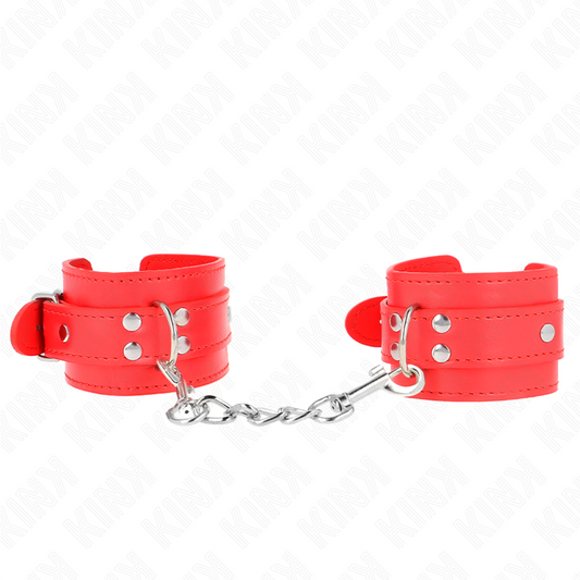 Kinksimple Wrist Restraints Red Adjustable 20-23 Cm X 5.5 Cm | Niks.fi verkkokauppa