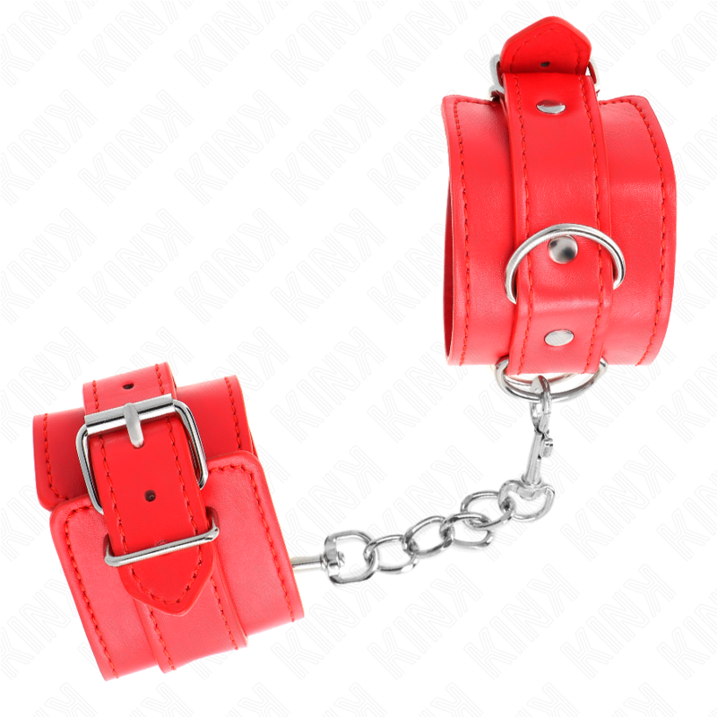 Kinksimple Wrist Restraints Red Adjustable 20-23 Cm X 5.5 Cm | Niks.fi verkkokauppa
