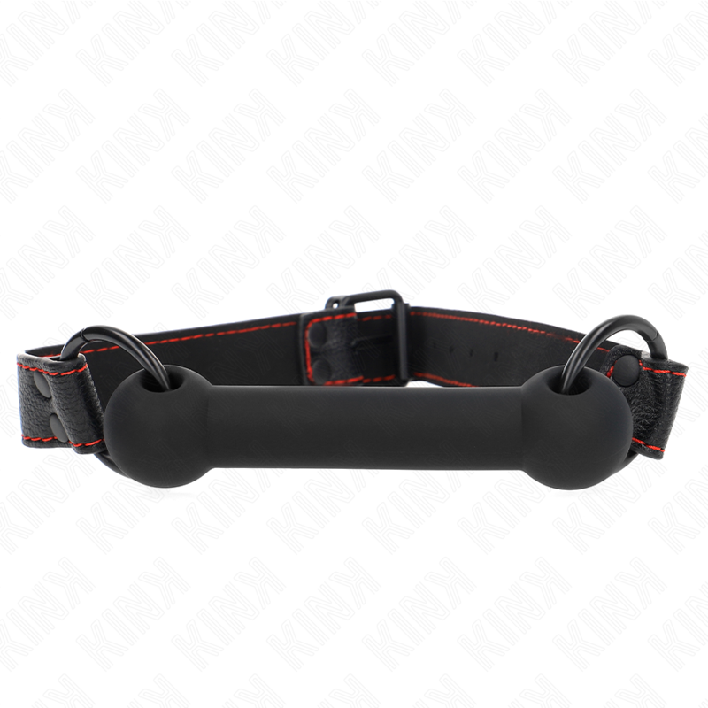 Kinkbone Gag With Leatherette Strap Black Adjustable 41-57 Cm | Niks.fi verkkokauppa