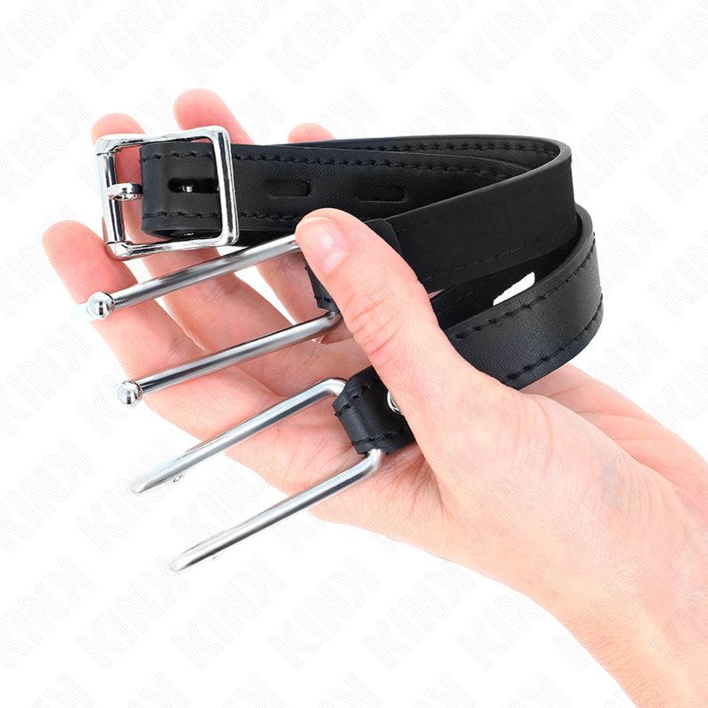 Kinkmetal Hook Gag 11.5 Cm With Leatherette Strap Adjustable 39-58 Cm X 2 Cm | Niks.fi verkkokauppa