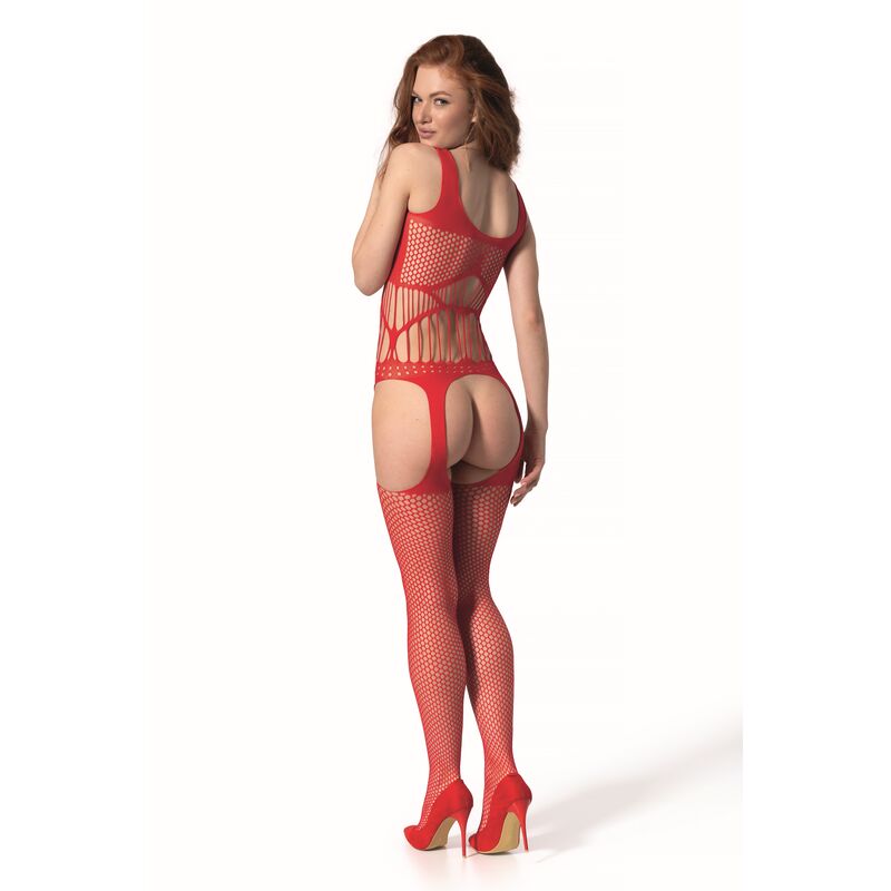Passionbs 106 Bodystocking Red One Size | Niks.fi verkkokauppa
