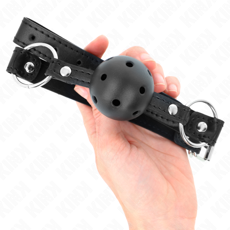 Kinkhollow Hard Black Ball 4.5 Cm Gag Model 1 63.5 X 2 Cm | Niks.fi verkkokauppa