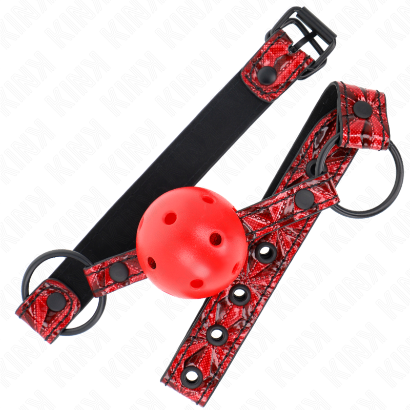 Kinkdiamond Pattern Ball 4.5 Cm Gag Model 1 64.5 Cm Adjustable 42-60 Cm | Niks.fi verkkokauppa