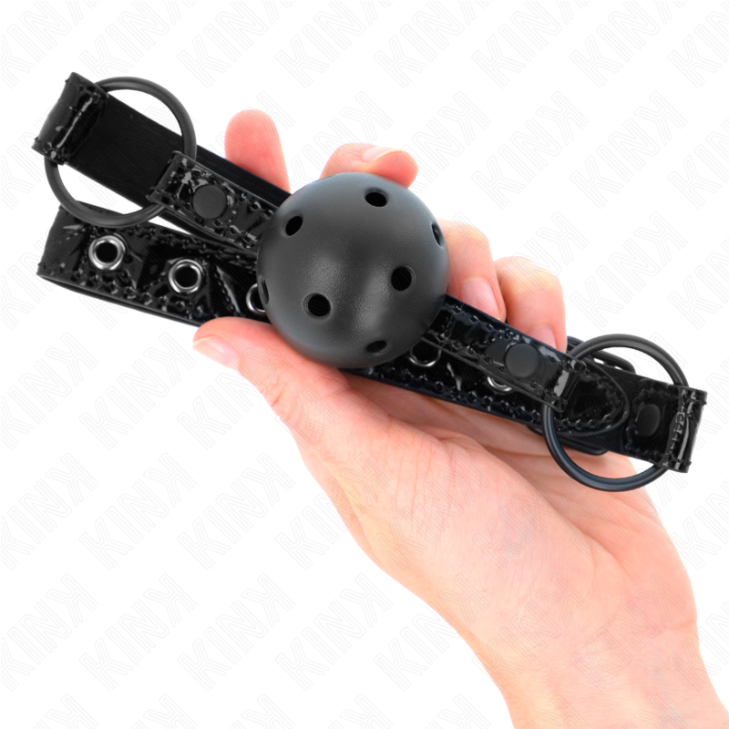 Kinkdiamond Pattern Ball 4.5 Cm Gag Model 3 64.5 Cm Adjustable 42-60 Cm | Niks.fi verkkokauppa