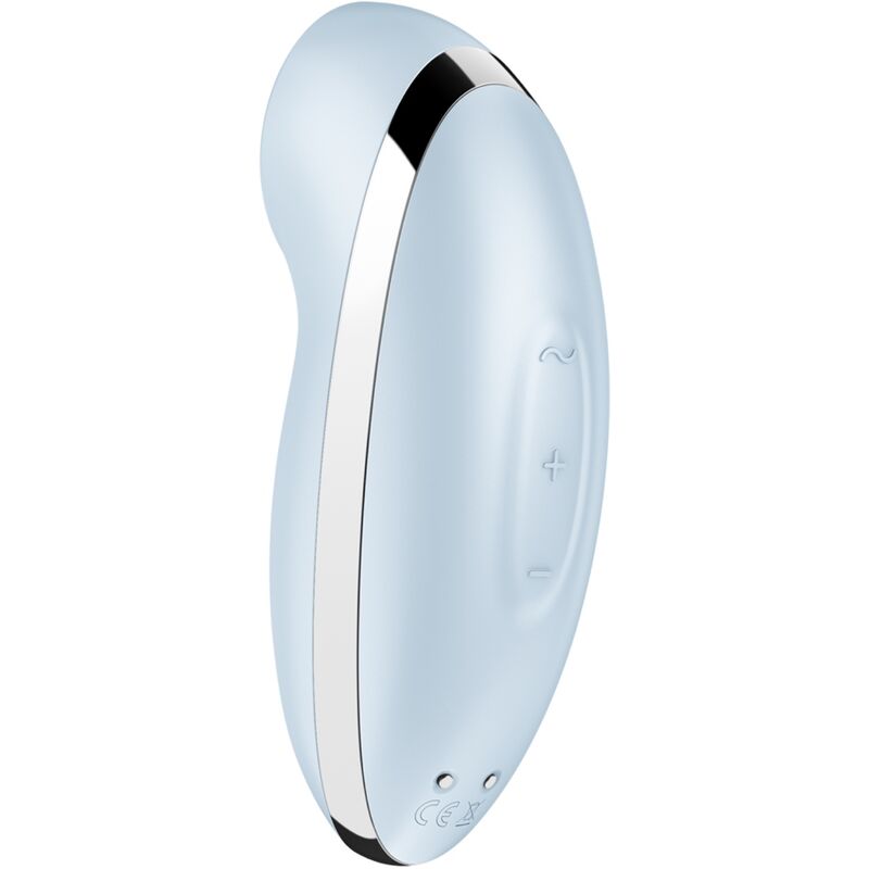 Satisfyertap & Climax 2 Vibrator & Stimulator Blue | Niks.fi verkkokauppa