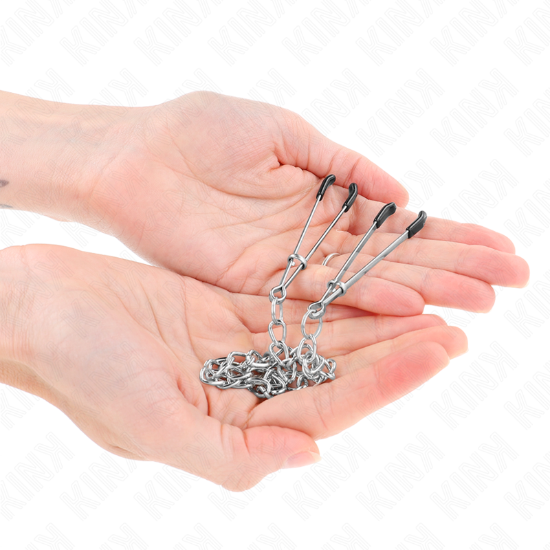 Kinkthin Nipple Clamps With Thick Chain 30 Cm | Niks.fi verkkokauppa